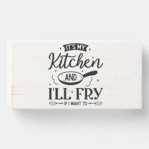 Food Pun Sign, Kitchen Gift, Kitchen Wall Art Wood Wooden Box Sign
