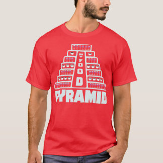 Food Pyramid Coffee Wine Drinking  T-Shirt