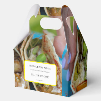 food/ restaurant/ package style favor boxes