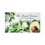 Food Restaurant Salad | Chef Business Card Food Restaurant Salad | Chef Business Card
