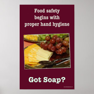 Food safety - Hand-washing poster