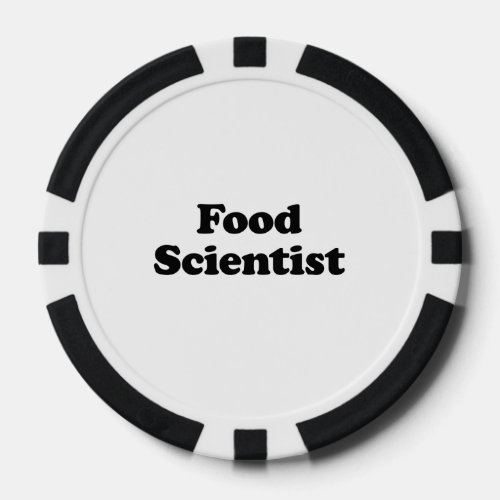 Food Scientist Poker Chips