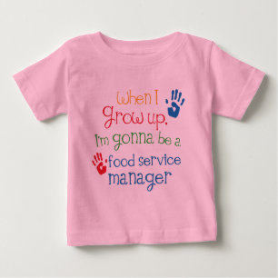 Food Service Manager (Future) Child Baby T-Shirt
