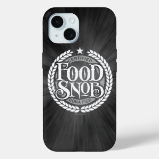 Food Snob - funny food lover iPhone 15 Case