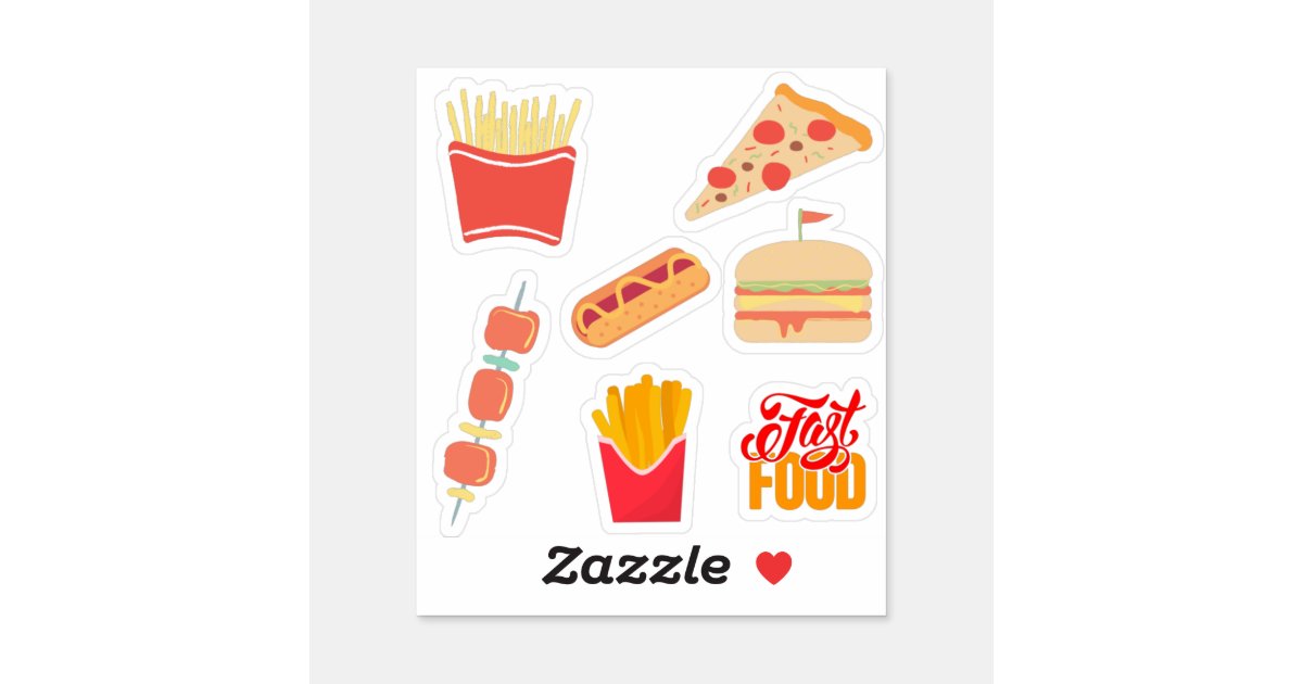 Fast Food Stickers