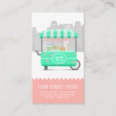 Food street candy shop business card (Front)