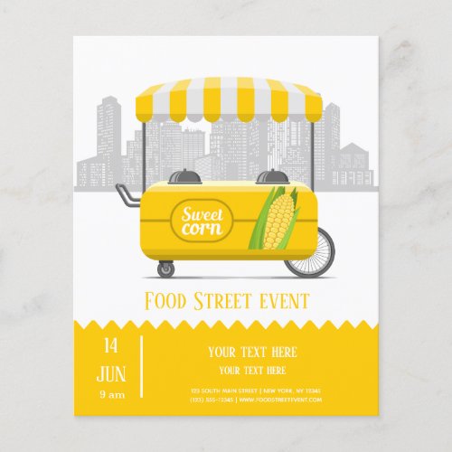 Food street sweet corn flyer