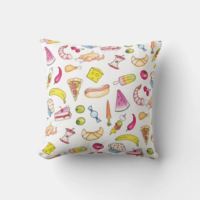 Food Throw Pillow (Front)