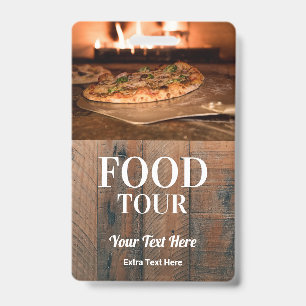 Food Tour Photo & Logo Badge