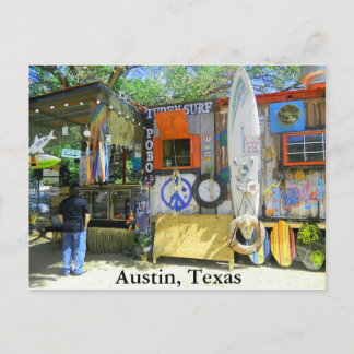 Food Truck, Austin Texas Postcard