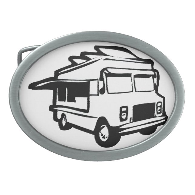 Food Truck Belt Buckle (Front)