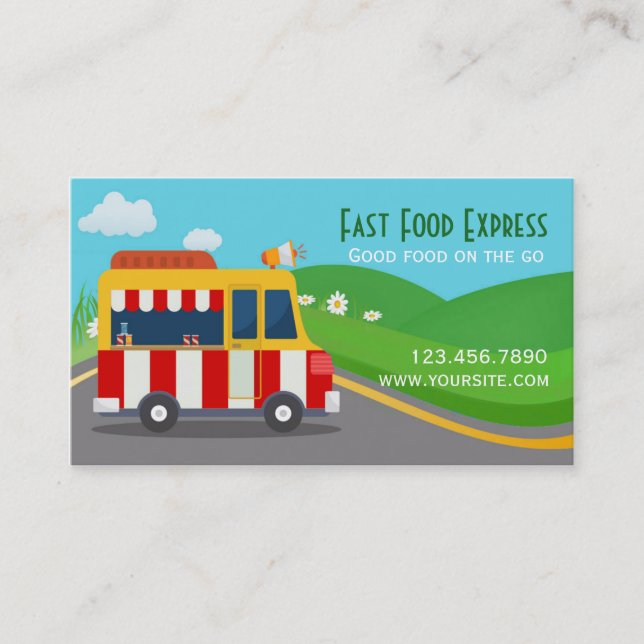 Food Truck Business Card (Front)