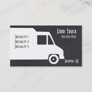 Food Truck Business Card Template