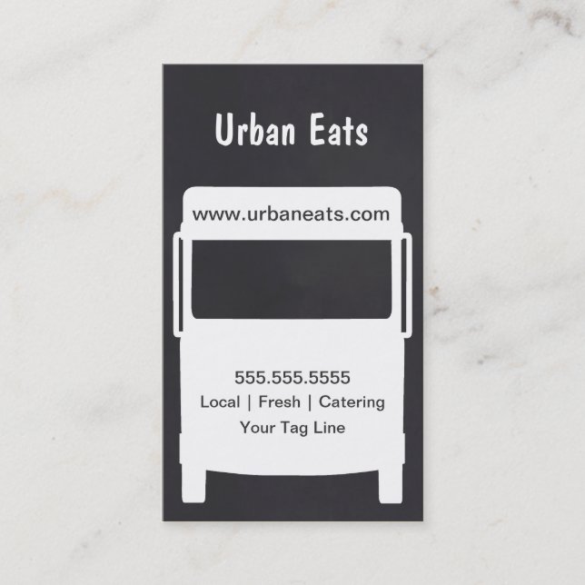 Food Truck Business Card Template (Front)