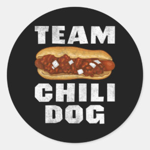 Food Truck Chili Con Carne Chili Dog Classic Round Sticker