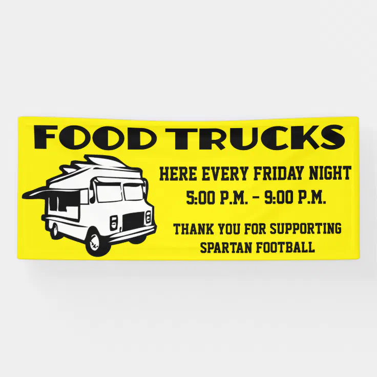 Food Truck Event Banner | Zazzle