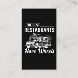 Food Truck Festival Restaurant Street Food Lover Business Card