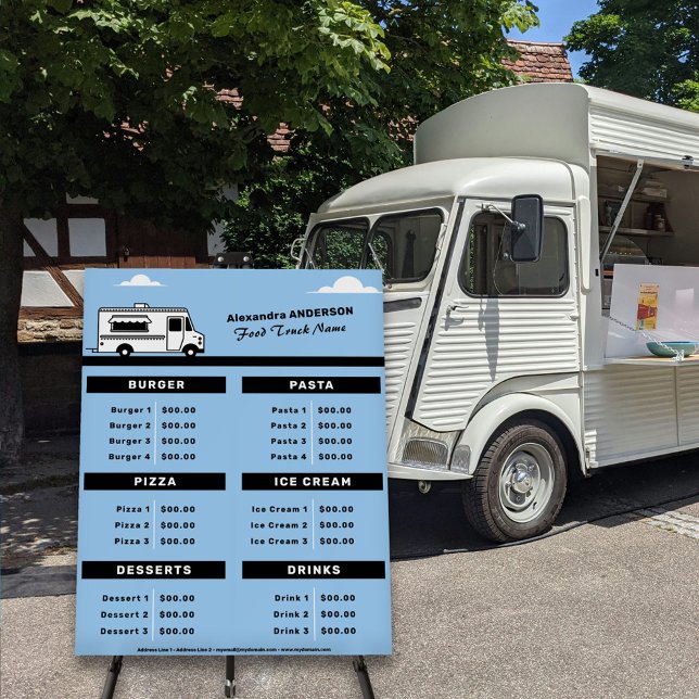 Food Truck  Foam Board (Food Truck Foam Board)