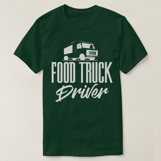 Food Truck Lettering Street Food Pop-up Restaurant T-Shirt (Design Front)