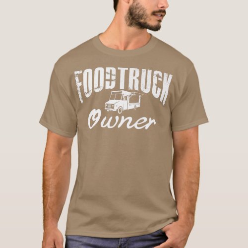 Food Truck Lettering Street Food Popup Restaurant  T_Shirt