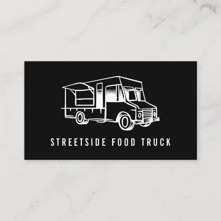 Food Truck Logo Business Cards | Zazzle.com