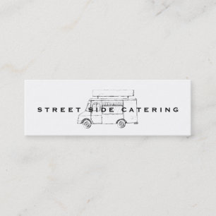 Food Truck Mini Business Cards