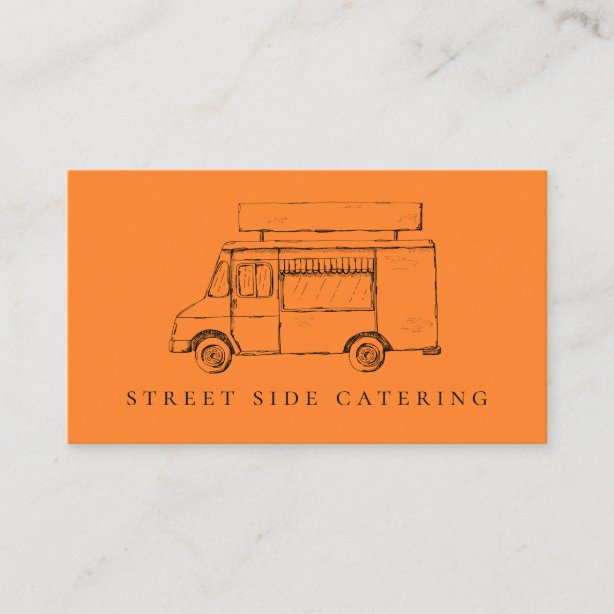 Food Truck Business Cards Business Card Printing Zazzle