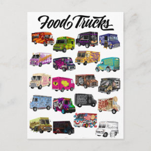 Food Truck Puns Postcard