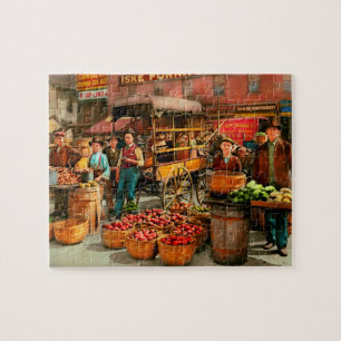 Food - Vegetables - Indianapolis Market 1908 Jigsaw Puzzle