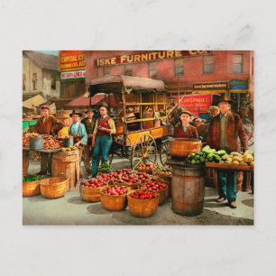 Food - Vegetables - Indianapolis Market 1908 Postcard