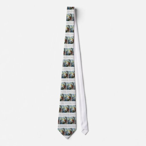 Food will win the war WWI yiddish poster 1917 Neck Tie