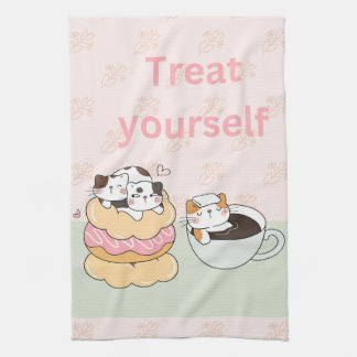Foodie Cats Kitchen Towel