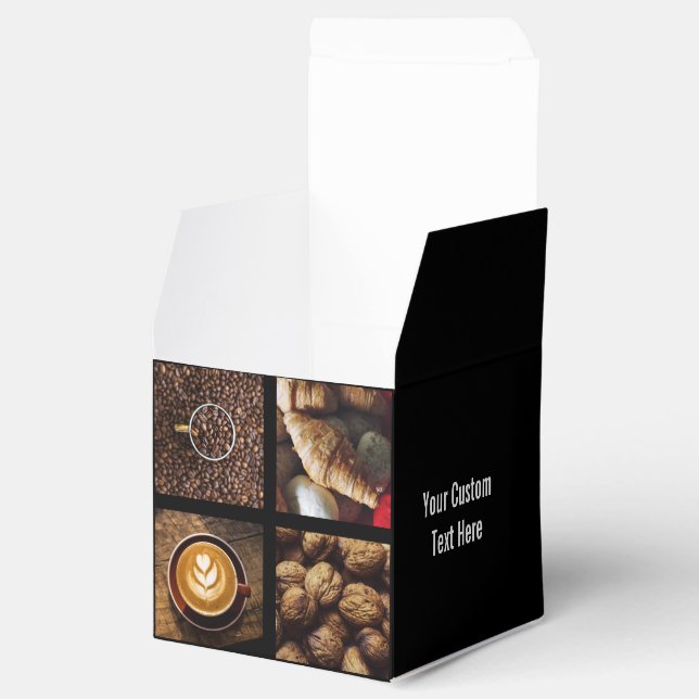 Foodie custom favor box (Opened)