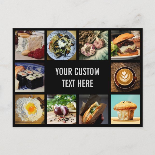 Foodie custom postcard (Front)