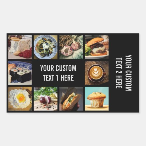 Foodie custom stickers