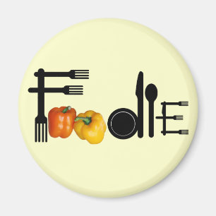Foodie For Light Background Magnet