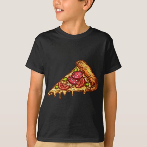 Foodie Gifts Pizza Lover Slice Of Pizza Food Desig T_Shirt