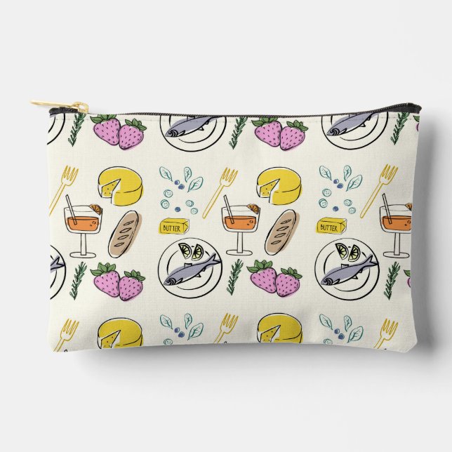  Foodie Minimalist Accessory Pouch (Front)