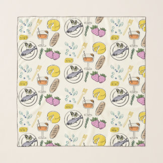 Foodie Minimalist Scarf