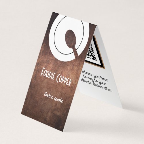 Foodie Restaurant Template Business Card