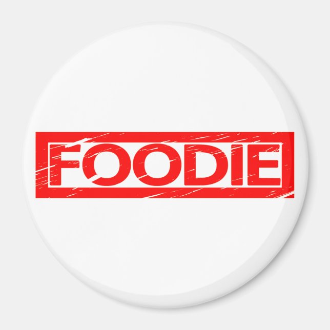 Foodie Stamp Magnet (Front)
