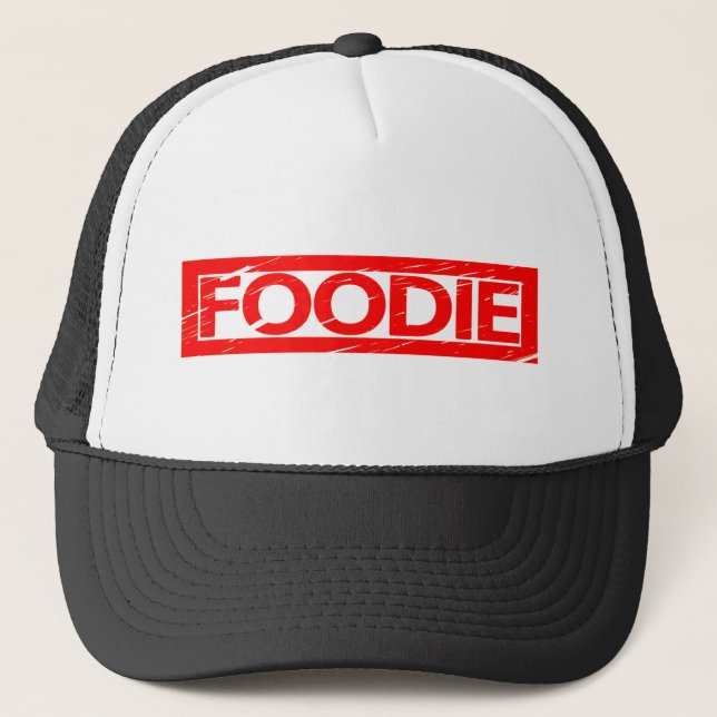 Foodie Stamp Trucker Hat (Front)