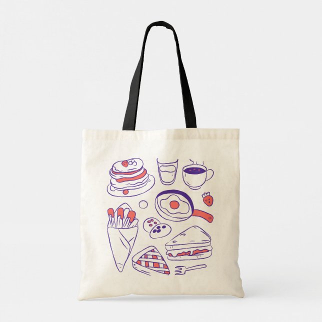 foodie tote bag (Back)