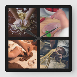 Foodie wall clock