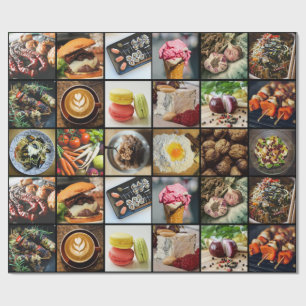 Foodie wrapping paper