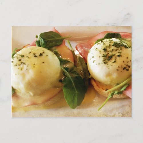 Foodies _ Eggs benedict Postcard