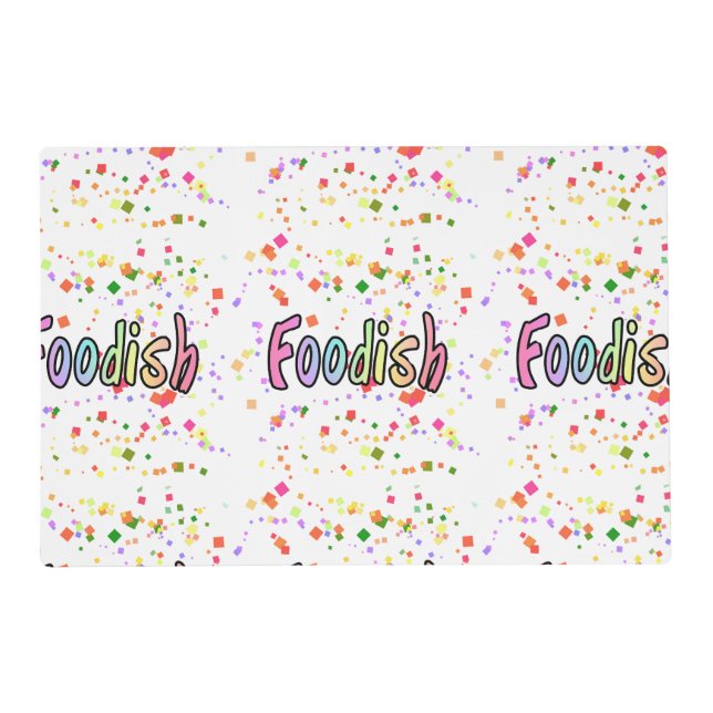 Foodish  placemat (Front)