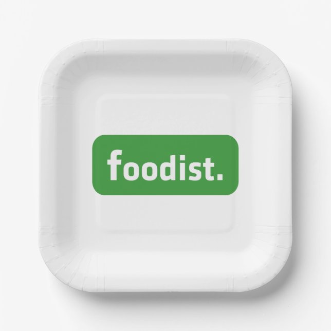 Foodist. Paper Plates (Front)