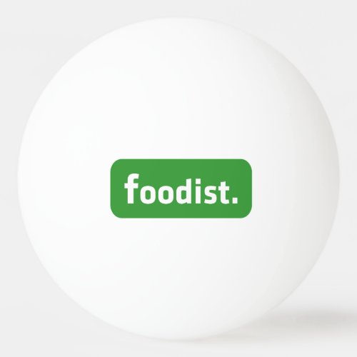 Foodist Ping Pong Ball