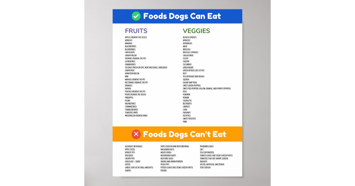 A List Of Things Dogs Can T Eat